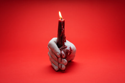 Plaster Candle Holder