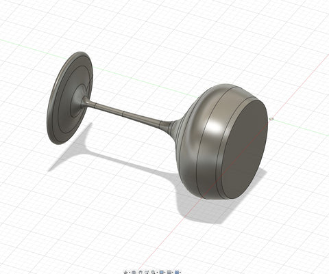 Stainless Steel Champagne Glass CAD